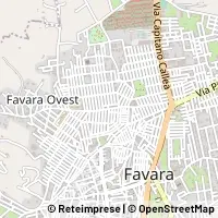 Map Favara