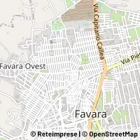 Mapa Favara