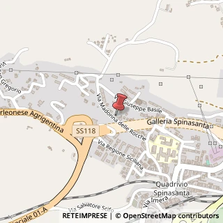 Mappa Via Madonna delle Rocche, 70, 92100 Agrigento, Agrigento (Sicilia)