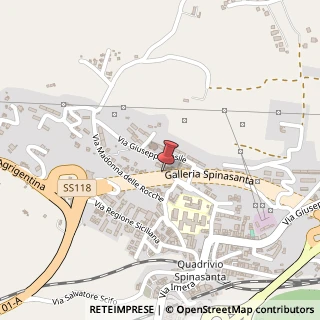 Mappa Via Matteo Cimarra, 60, 92100 Agrigento, Agrigento (Sicilia)