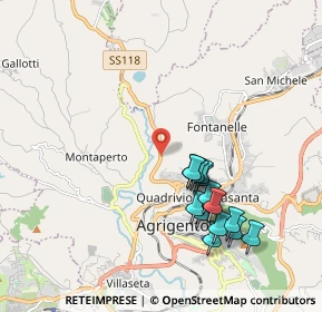 Mappa SS 118, 92100 Agrigento AG, Italia (2.186)