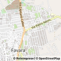 Karte Favara