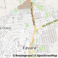 Karte Favara