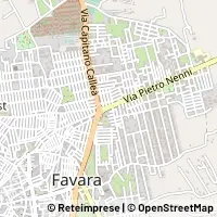 Hartă Favara