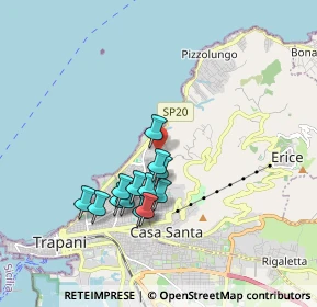 Mappa Via Ortigia, 91016 Casa Santa TP, Italia (1.74154)