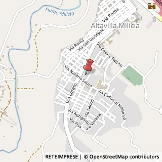 Mappa Via Dante Alighieri, 7, 90010 Altavilla Milicia, Palermo (Sicilia)