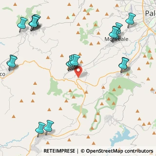 Mappa Contrada Cozzo del Pigno, 90046 Monreale PA, Italia (6.2695)