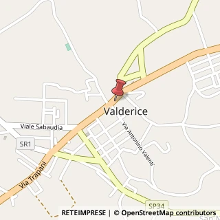 Mappa Via Vespri, 150, 91019 Valderice, Trapani (Sicilia)