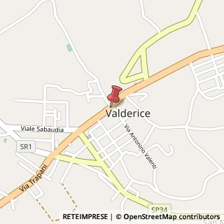 Mappa Via Vespri, 91019 Valderice TP, Italia, 91019 Valderice, Trapani (Sicilia)