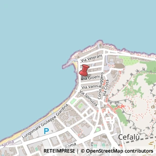 Mappa Via Gioeni, 87, 90015 Cefalù, Palermo (Sicilia)