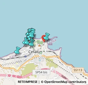 Mappa Via Presidiana, 90015 Cefalù PA, Italia (0.80143)