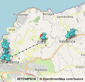 Mappa Via Dott. Vultaggio, 91016 Erice TP, Italia (3.47182)