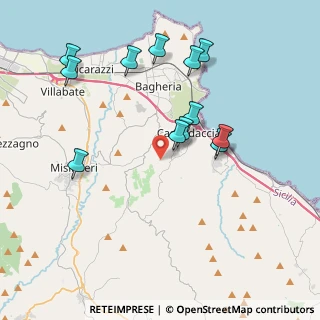 Mappa Via IV Finaite, 90014 Casteldaccia PA, Italia (4.46417)