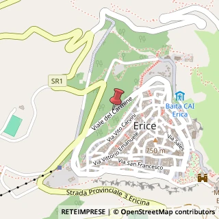 Mappa Via delle Pinete, 91016 Erice TP, Italia, 91016 Erice, Trapani (Sicilia)