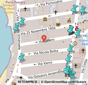 Mappa Via Nicola Botta, 90015 Cefalù PA, Italia (0.1175)