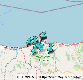 Mappa Via Nicola Botta, 90015 Cefalù PA, Italia (8.56722)