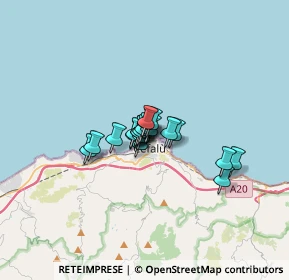 Mappa Via Nicola Botta, 90015 Cefalù PA, Italia (1.818)