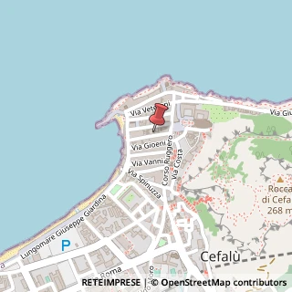 Mappa Via XXV Novembre, 29, 90015 Cefalù, Palermo (Sicilia)