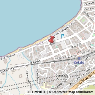 Mappa Via Giuseppe Vazzana, 34, 90015 Cefalù, Palermo (Sicilia)