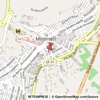 Mappa Via Fiume, 11, 90036 Misilmeri, Palermo (Sicilia)