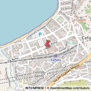 Mappa Via Giovanni Verga, 23, 90015 Cefalù, Palermo (Sicilia)