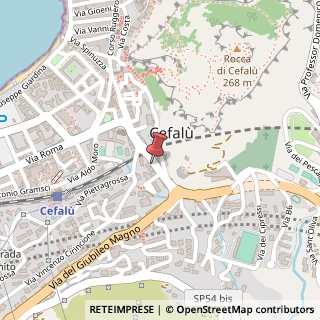 Mappa Via Gibilmanna, 10, 90015 Cefalù, Palermo (Sicilia)