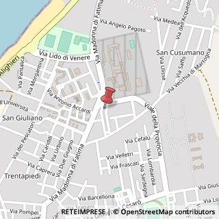 Mappa Via Giulio Cesare, 91016 Casa Santa TP, Italia, 91016 Erice, Trapani (Sicilia)