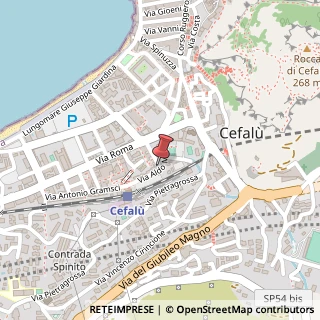 Mappa Via Giuseppe Giglio, 3, 90015 Cefalù, Palermo (Sicilia)