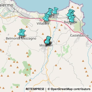 Mappa Via Generale Gaetano Sucato, 90036 Misilmeri PA, Italia (4.74688)