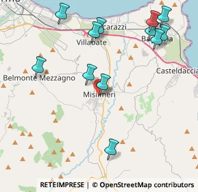 Mappa 90036 Misilmeri PA, Italia (5.37583)