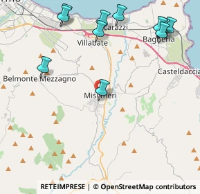 Mappa Via Generale Gaetano Sucato, 90036 Misilmeri PA, Italia (5.92727)