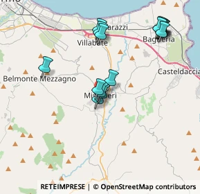 Mappa Via Generale Gaetano Sucato, 90036 Misilmeri PA, Italia (4.525)