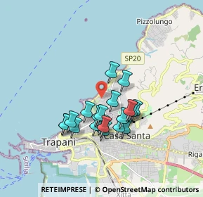 Mappa Via dell'Università, 91016 Casa Santa TP, Italia (1.5935)