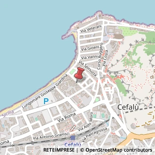 Mappa Via cavour 38, 90015 Cefalù, Palermo (Sicilia)