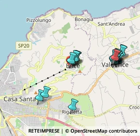 Mappa Via Vittorio Emanuele, 91016 Erice TP, Italia (2.133)