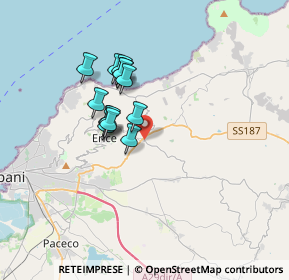 Mappa Via della Regione, 91019 Valderice TP, Italia (2.91077)