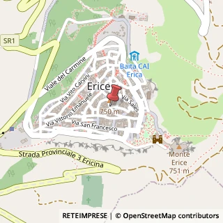 Mappa Via Gian Filippo Guarnotti, 28, 91016 Erice, Trapani (Sicilia)