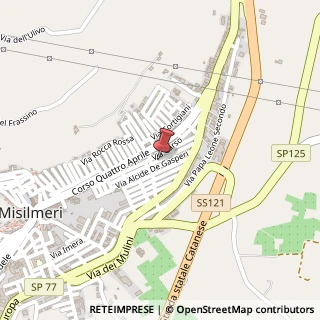 Mappa Via Don Luigi Sturzo, 65, 90036 Misilmeri, Palermo (Sicilia)