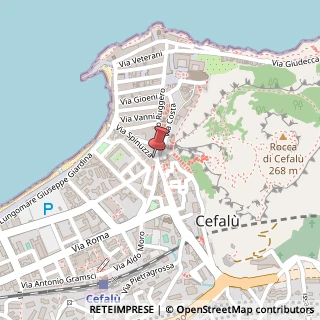 Mappa Via Salvatore Spinuzza, 7, 90015 Cefalù, Palermo (Sicilia)
