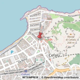 Mappa Via Salvatore Spinuzza, 1, 90015 Cefalù, Palermo (Sicilia)