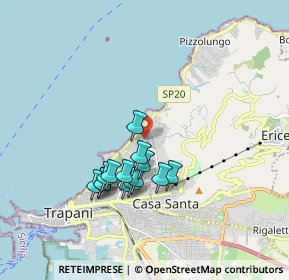 Mappa Via Lido di Venere, 91016 Erice TP, Italia (1.72857)