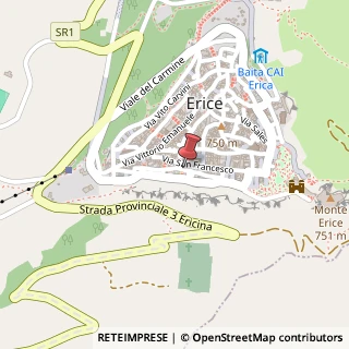 Mappa Via Santa Lucia, 2, 91016 Erice, Trapani (Sicilia)