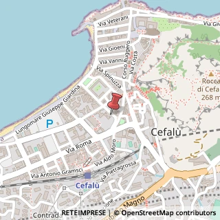 Mappa Via Camillo Benso Conte di Cavour, 44, 90015 Cefalù, Palermo (Sicilia)
