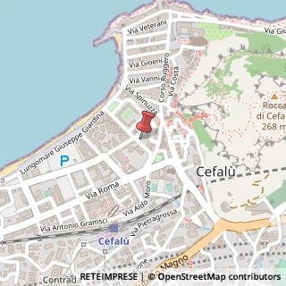 Mappa Via Monsignor Castelli, 14, 90015 Cefalù, Palermo (Sicilia)