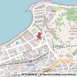 Mappa Via Rosselli, 2, 90015 Cefalù, Palermo (Sicilia)
