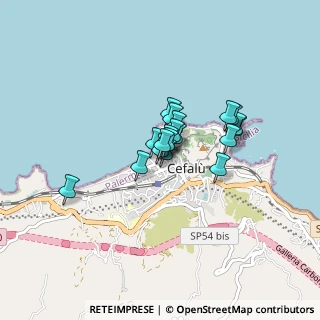 Mappa Via Cavour, 90015 Cefalù PA, Italia (0.54368)