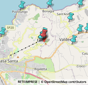 Mappa Via San Francesco, 91016 Erice TP, Italia (2.33)