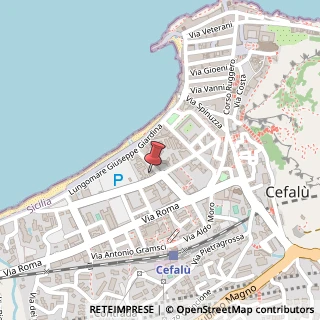 Mappa Cortile V, 19, 90015 Cefalù PA, Italia, 90015 Cefalù, Palermo (Sicilia)