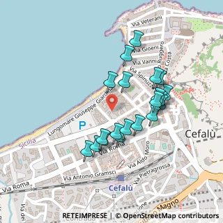 Mappa Via Archimede, 90015 Cefalù PA, Italia (0.225)