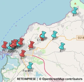 Mappa Via Nunzio Nasi, 91016 Erice TP, Italia (5.5525)
